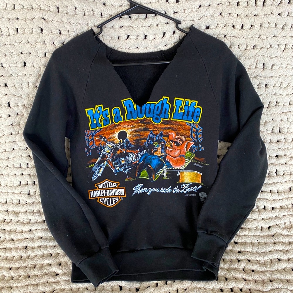 Vintage Harley Davidson Crew Neck